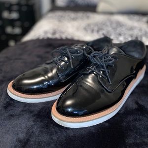 A New Day Patten Leather Oxfords